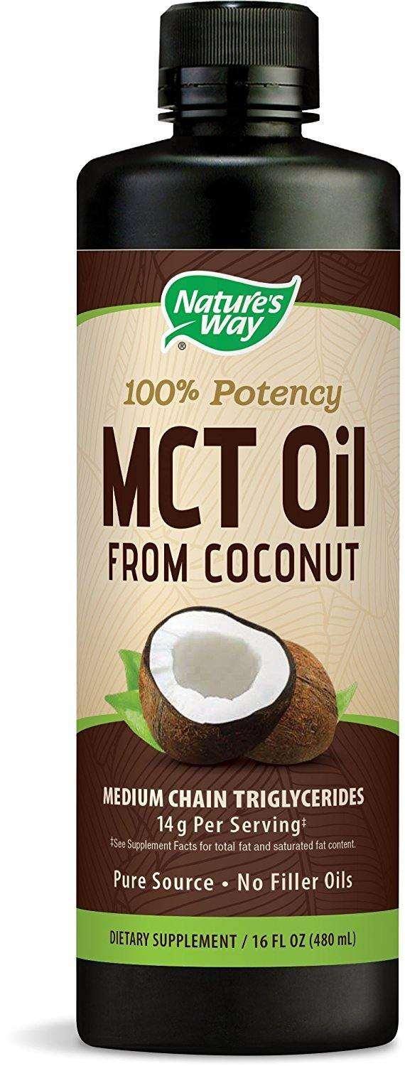 Nature's Way 100% Potency MCT Óleo de Coco (474ml) - NutriVita