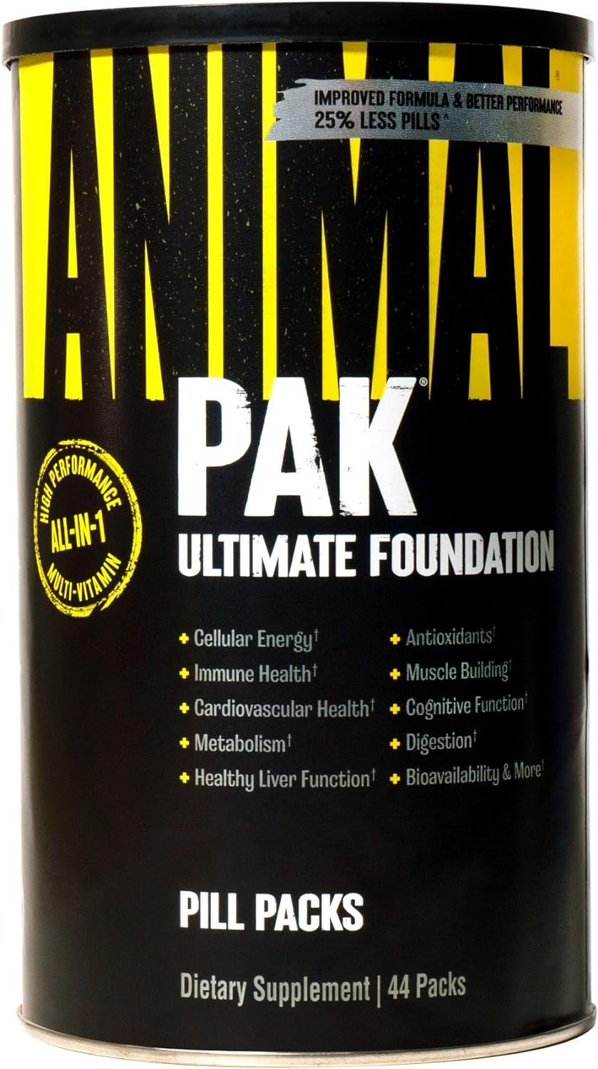 Suplemento Animal Pak 44 Packs da Universal Nutrition, importado dos EUA