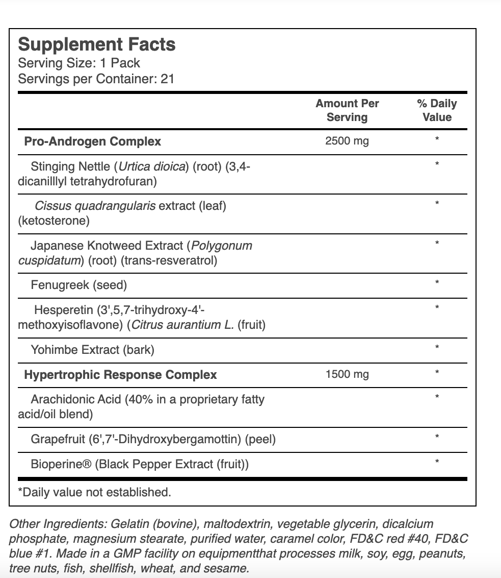 Universal Nutrition - Animal Test Stack - 21 Pack(s)