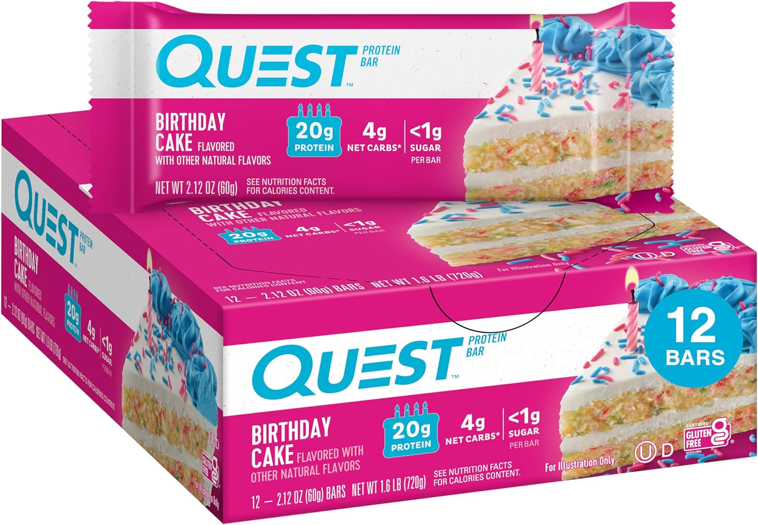 Quest Nutrition - Quest Protein Bar 12 Barras (60 gr.)