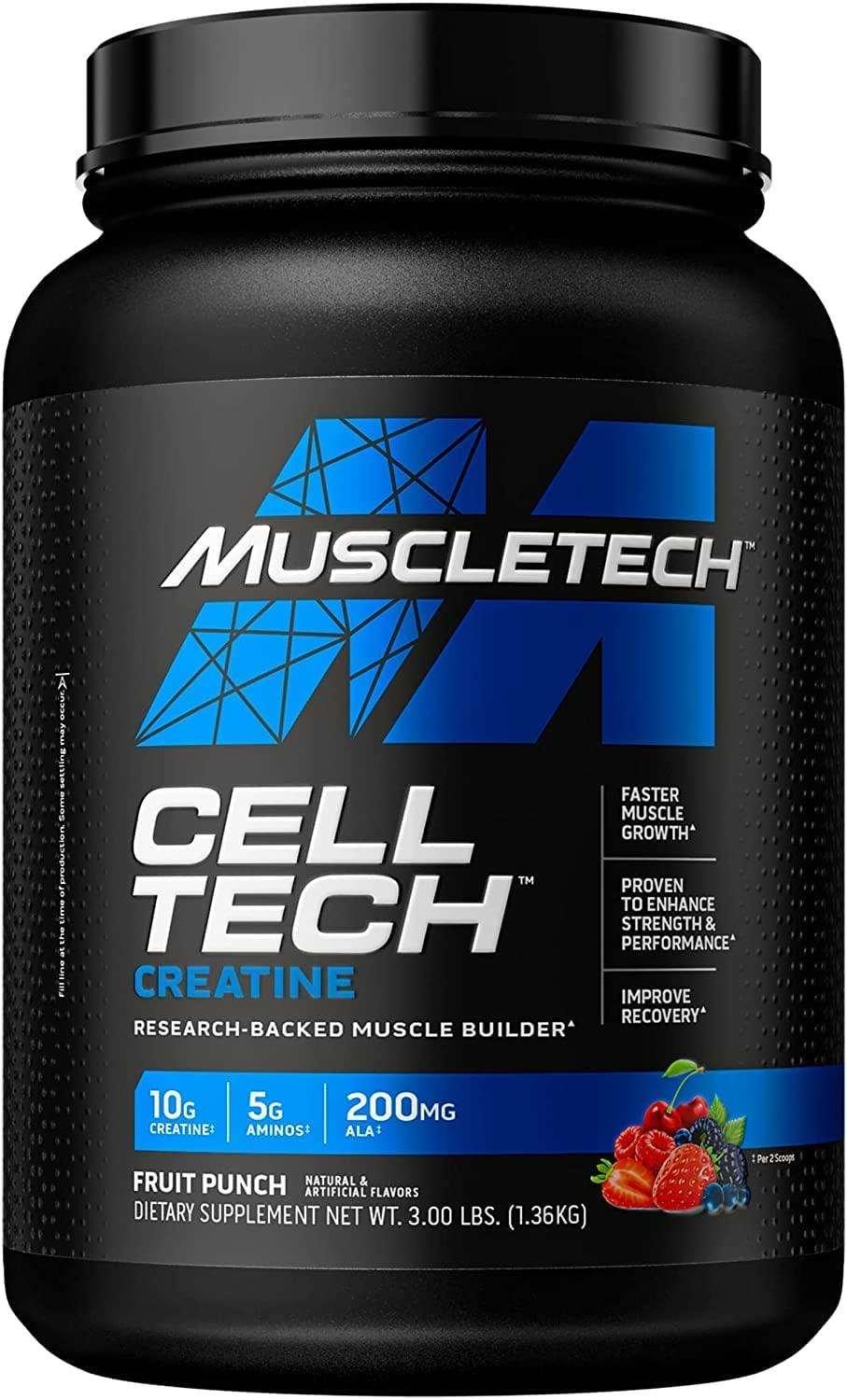 MuscleTech - Cell-Tech 3.0 lb Creatina Monohidratada em Pó (1.4 kg)