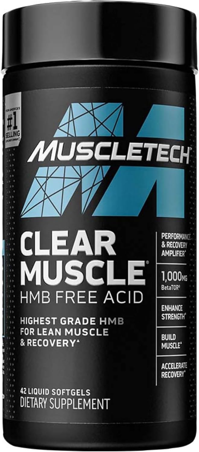 MuscleTech - Clear Muscle HMB 1000 MG 42 Capsulas