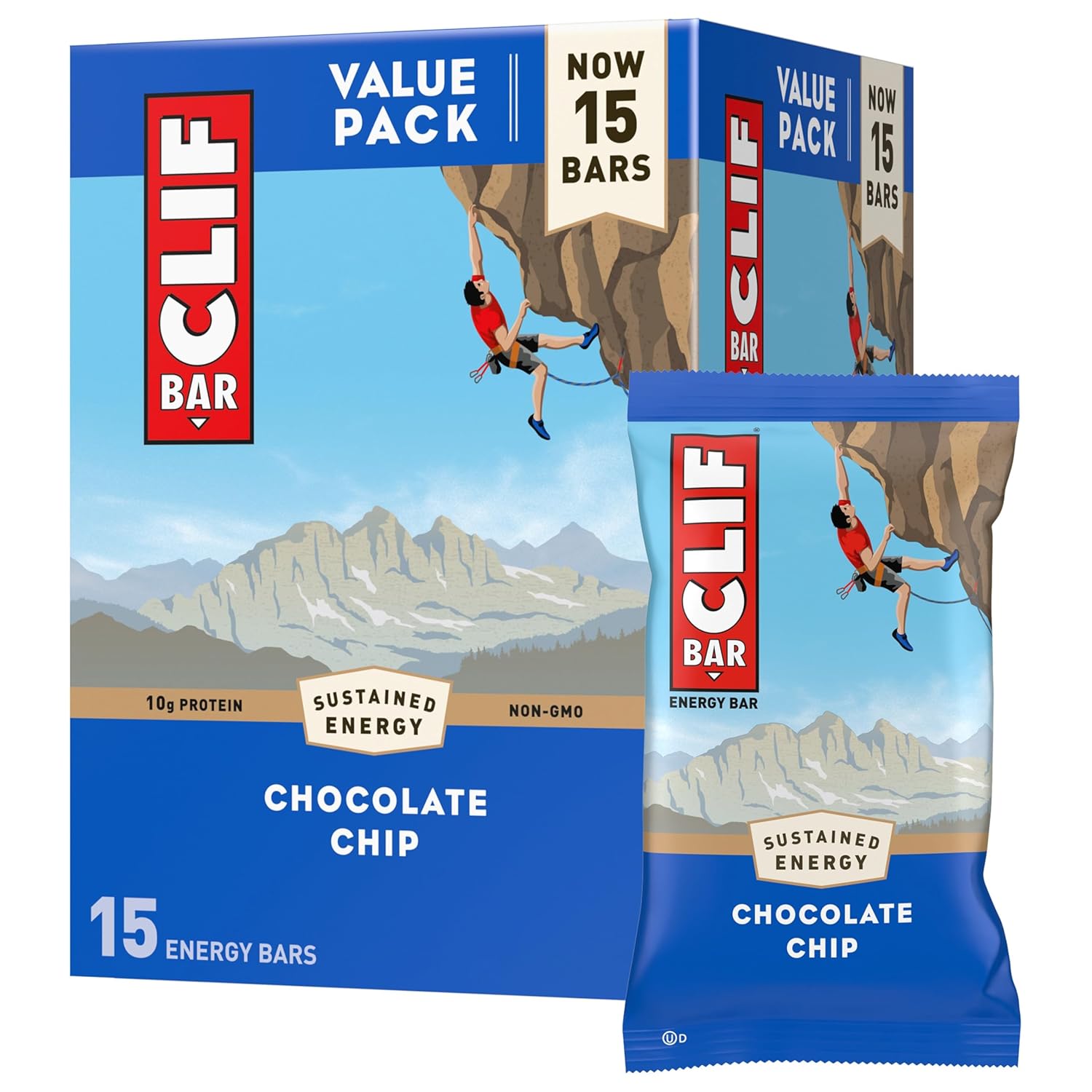 Clif Bar - 15 Barras de Proteína - 2.4 oz (68 g)