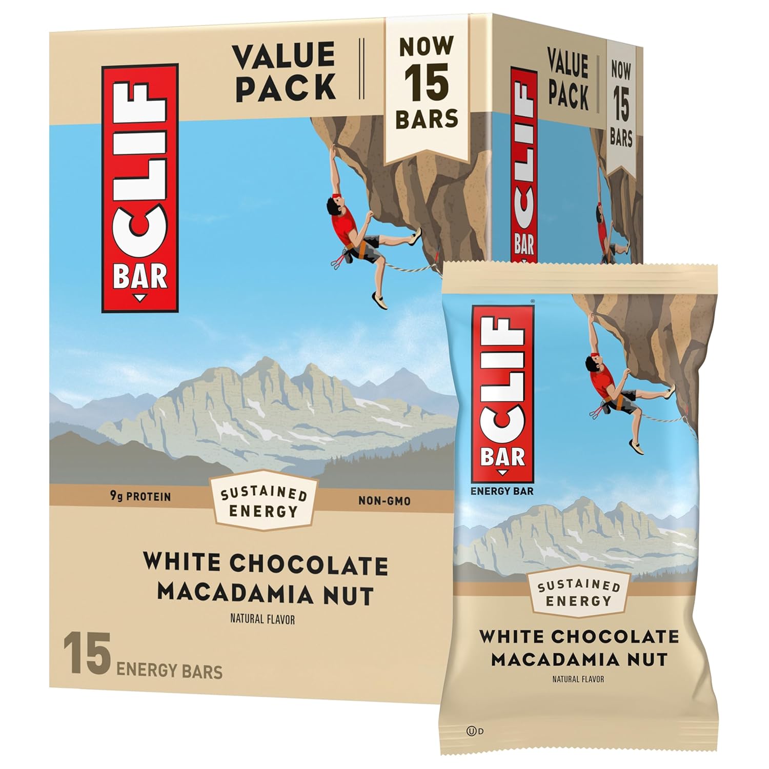 Clif Bar - 15 Barras de Proteína - 2.4 oz (68 g)