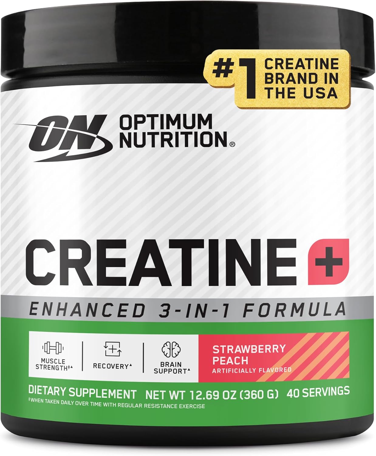 Optimum Nutrition Creatina Monohidratada Plus 360g (40 Porções)