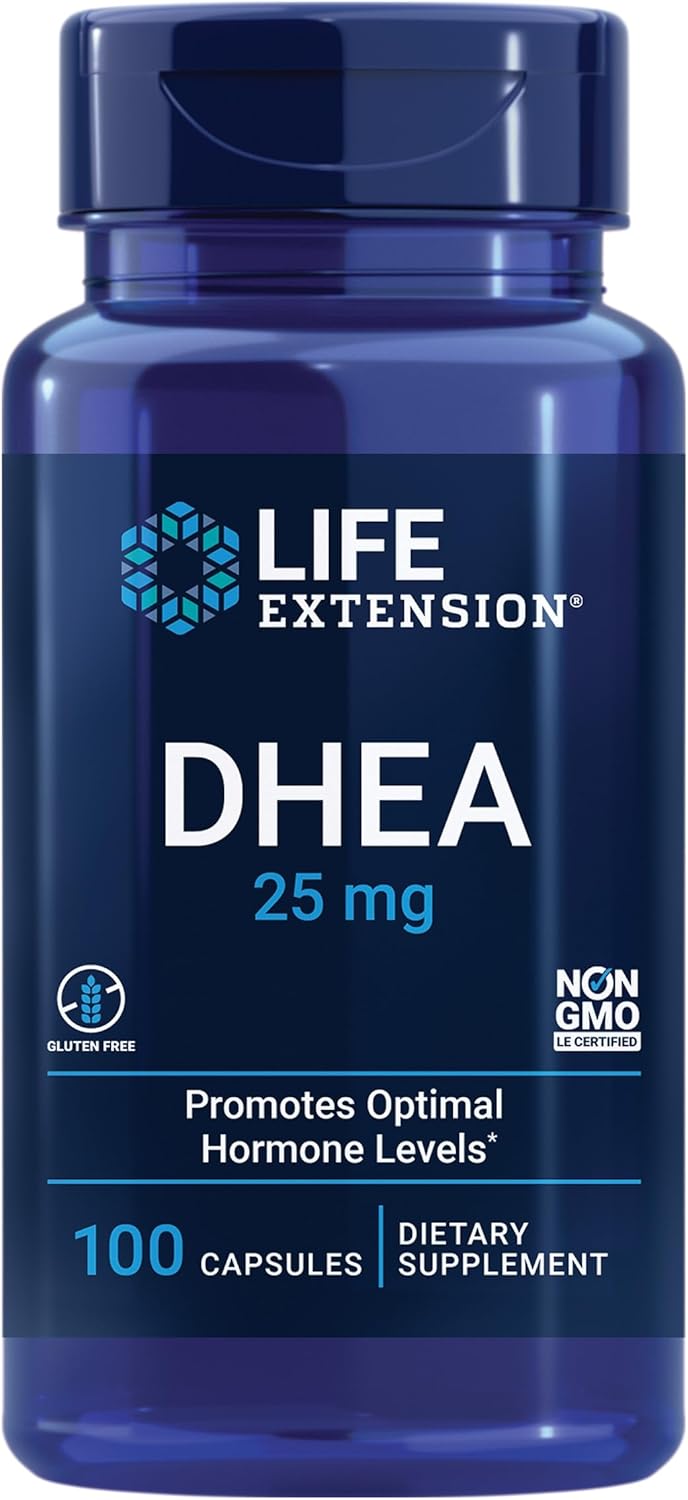 DHEA Life Extension – Suplemento para equilíbrio hormonal e suporte imunológico