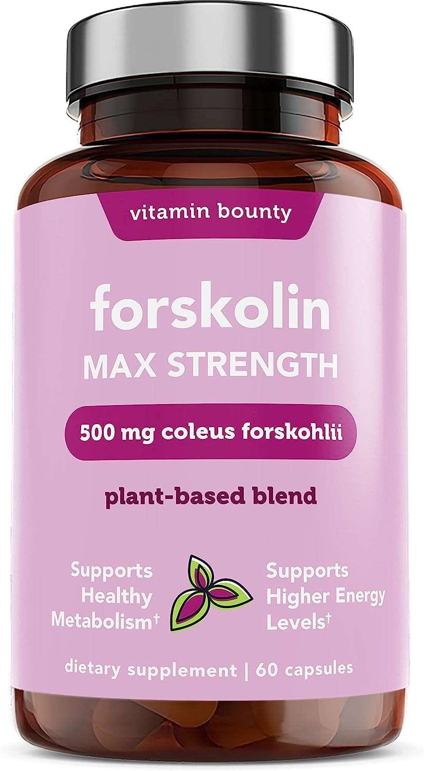 Vitamin Bounty - Forskolin 500mg Inibidor de Apetite - 60 Veggie Caps