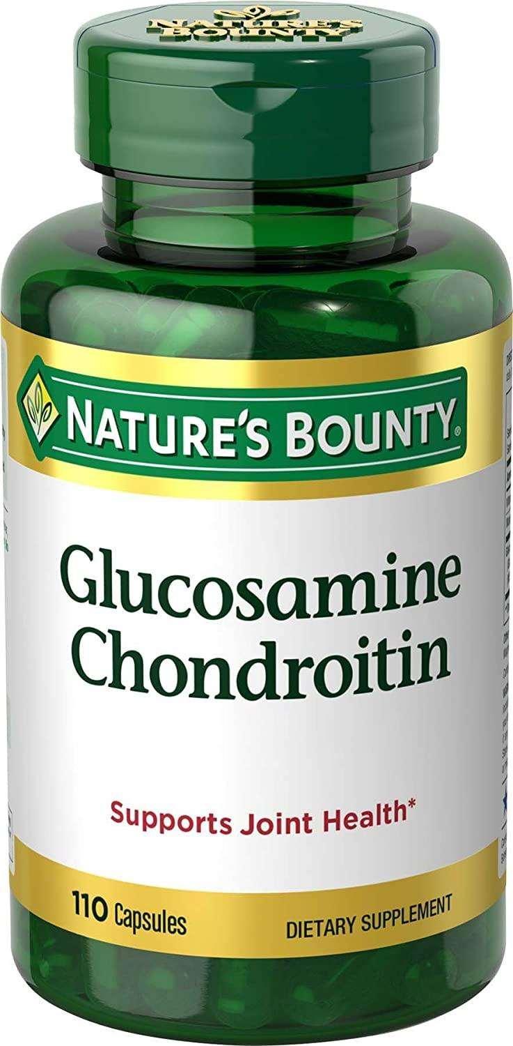 Nature's Bounty Glucosamina Condroitina – Cápsulas e Suplemento Alimentar, Suporte à Saúde das Articulações, 110 Cápsulas