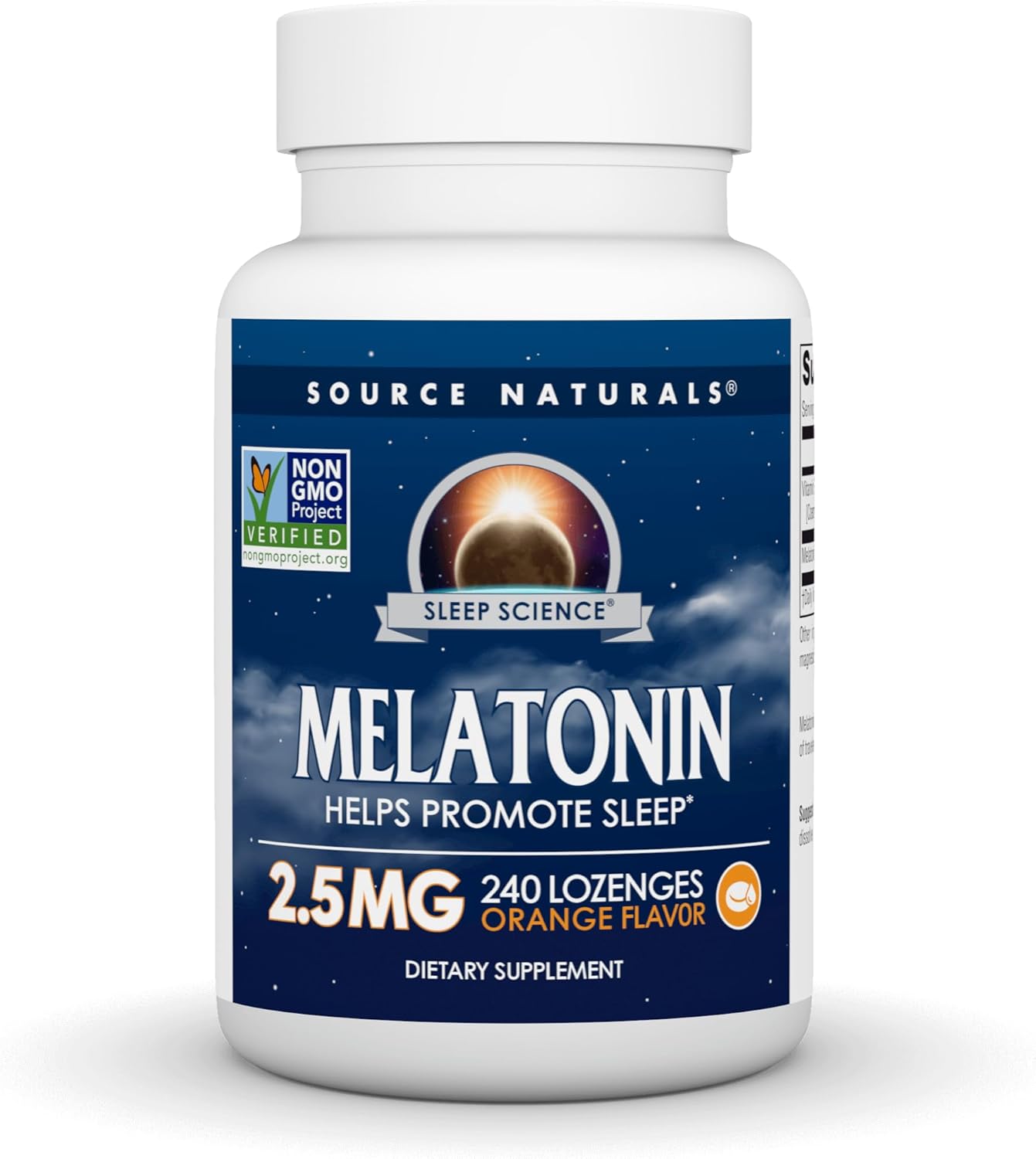 Source Naturals Melatonina Sublingual 2.5mg Orange 240 Tablets