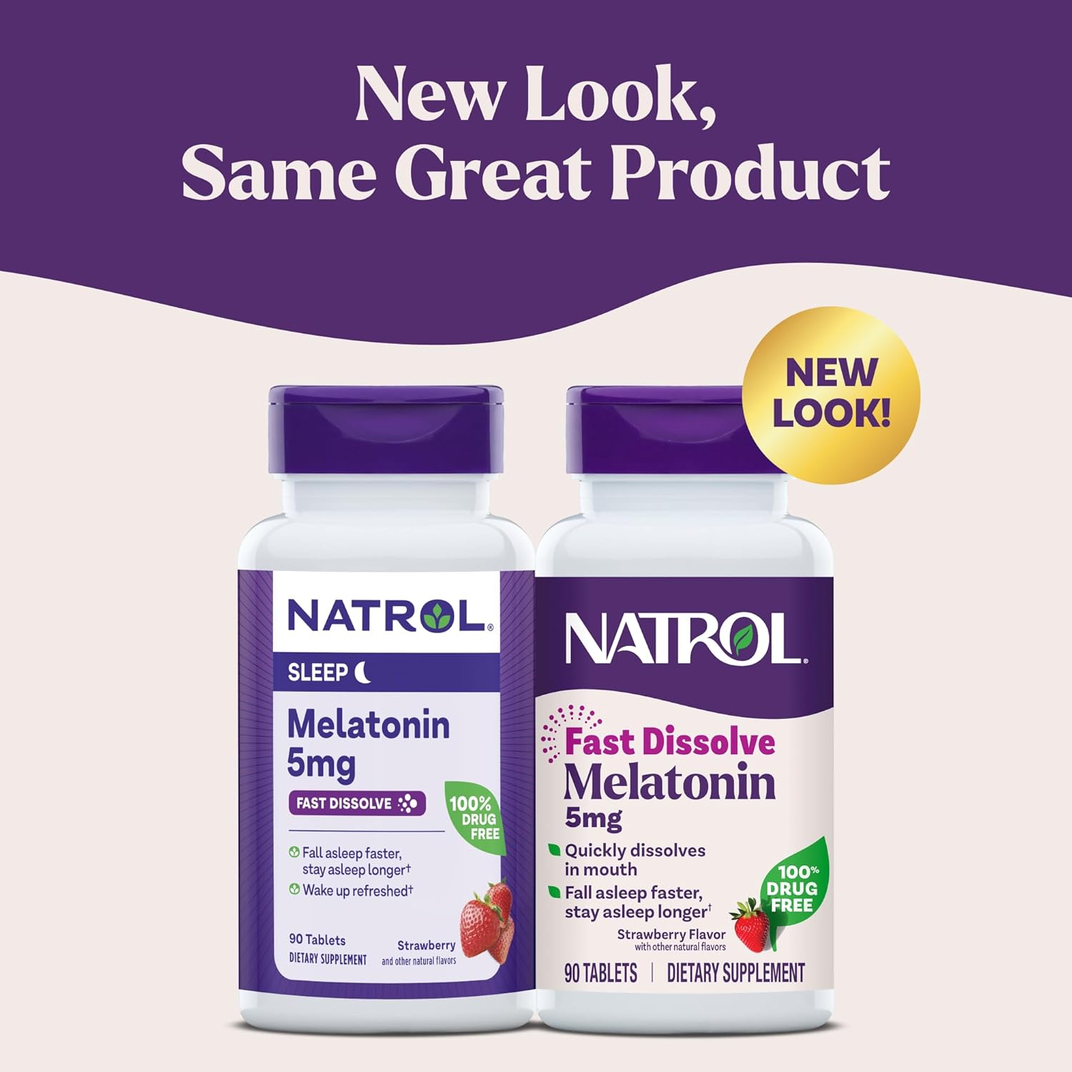 Natrol Melatonina 10mg, 140 Gomas Mastigáveis de Morango