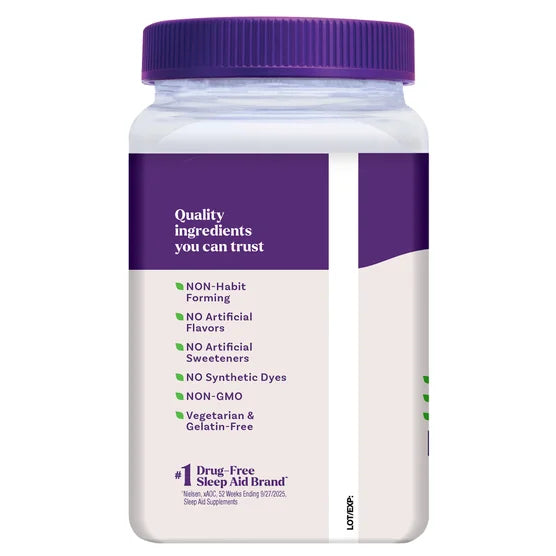 Embalagem do suplemento Melatonina Natrol 10mg contendo 200 gomas mastigáveis sabor morango, produto importado dos Estados Unidos.