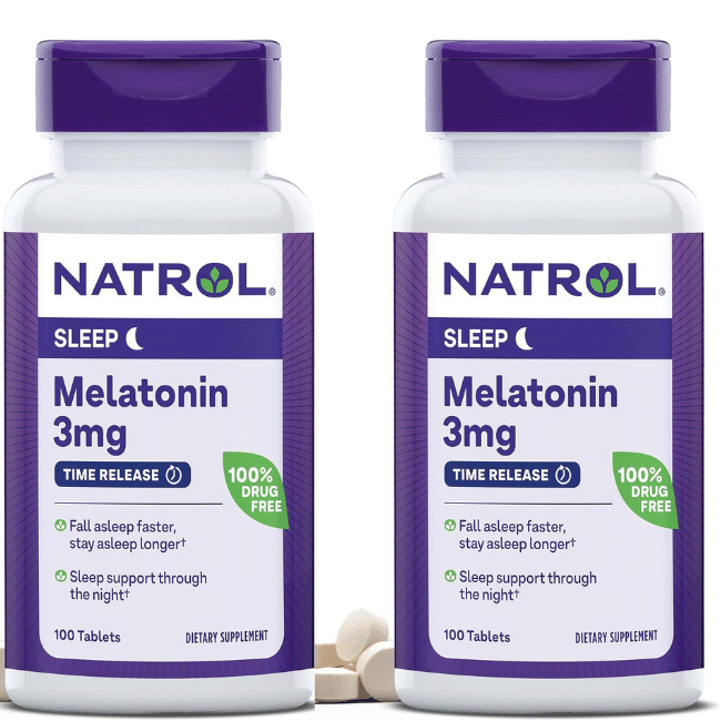 Natrol Melatonina 3mg Time Release 200 Tablets - NutriVita