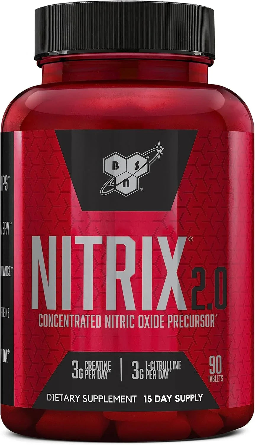 Nitrix 2.0 suplemento concentrado de óxido nítrico com creatina e L-citrulina, 90 comprimidos