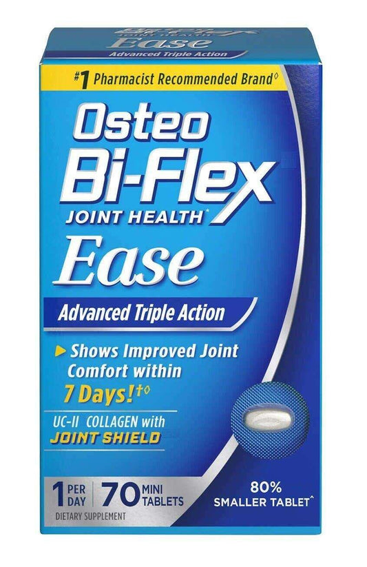 Caixa do suplemento Osteo Bi-Flex Ease com Colágeno UC-II - NutriVita
