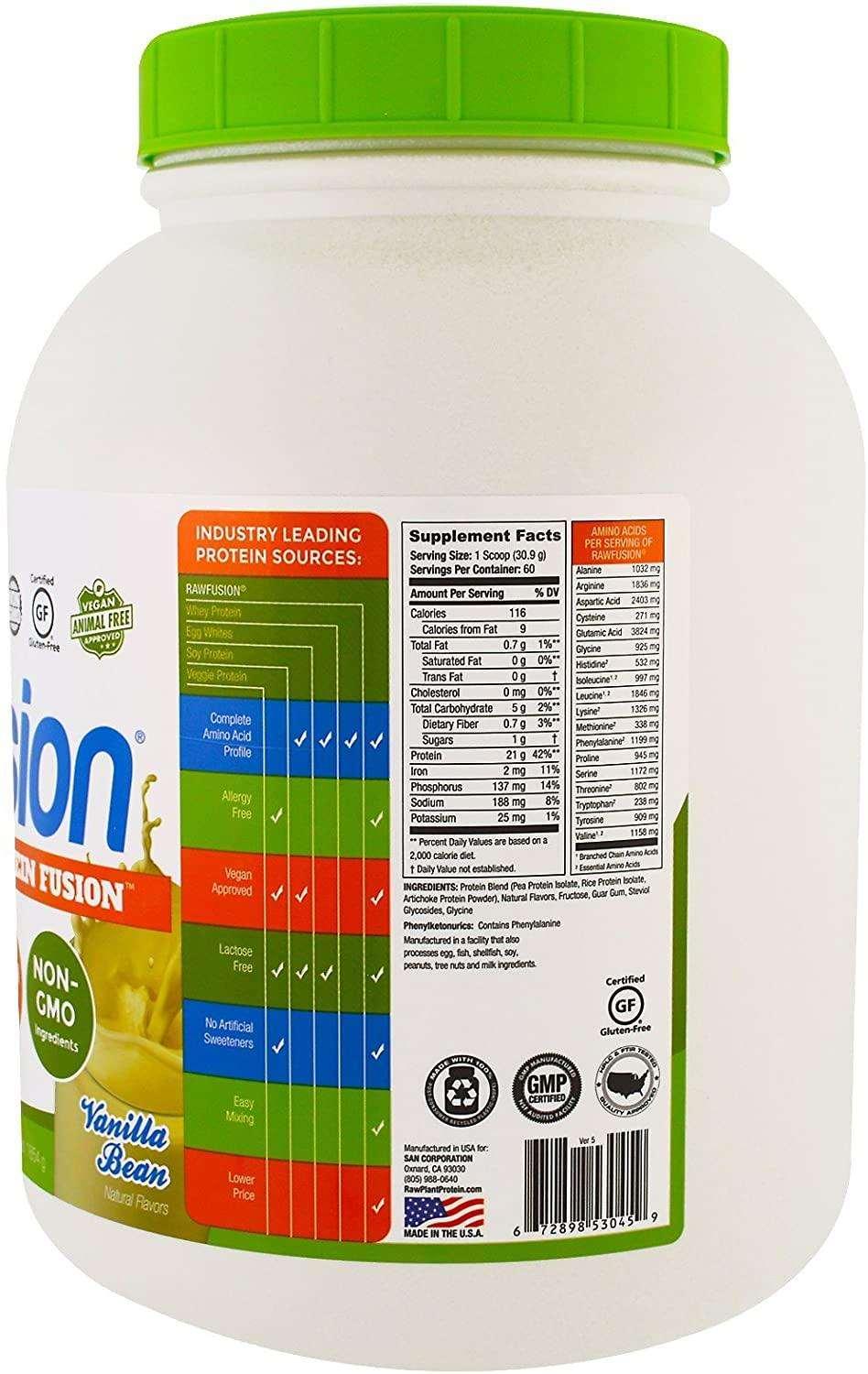 SAN - Raw Fusion (100% Proteína Vegetal de Fusão) 61 Doses - NutriVita