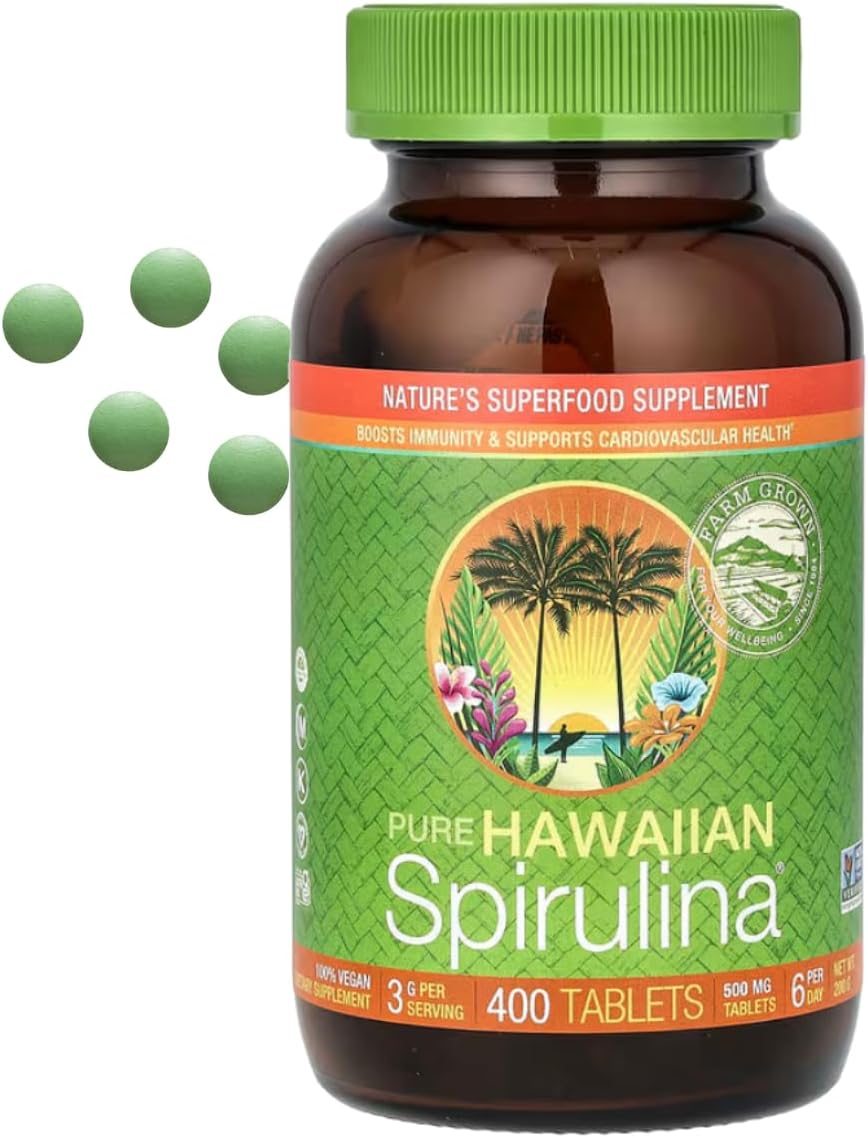 Nutrex Hawaii - Spirulina Pura 500mg 400 Tablets