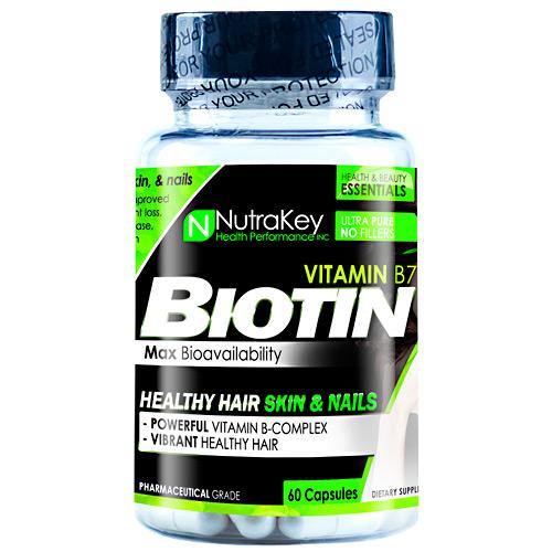 Nutrakey Biotina (Vitamina B7) 60 Capsulas - NutriVita