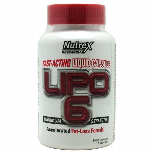 Nutrex - Lipo 6 White Label 120 Capsulas (New Formula) - NutriVita