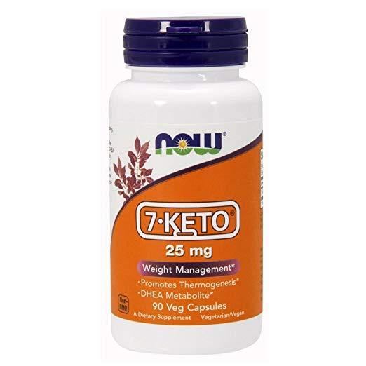 NOW Foods 7-Keto 25mg, 90 Vcaps - NutriVita