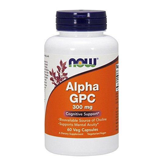 Now Foods Alpha Gpc 300mg 60 Veg-Capsulas - NutriVita