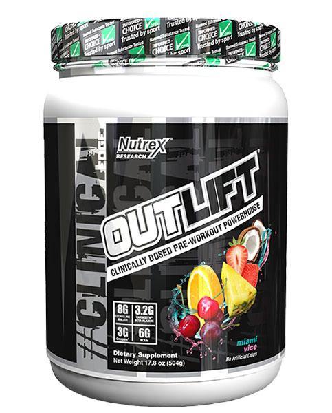 Nutrex - Outlift Pré-treino 20 Doses (496 gr) - NutriVita