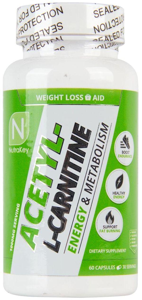 Nutrakey - Acetyl L-Carnitina 60 Capsulas - NutriVita