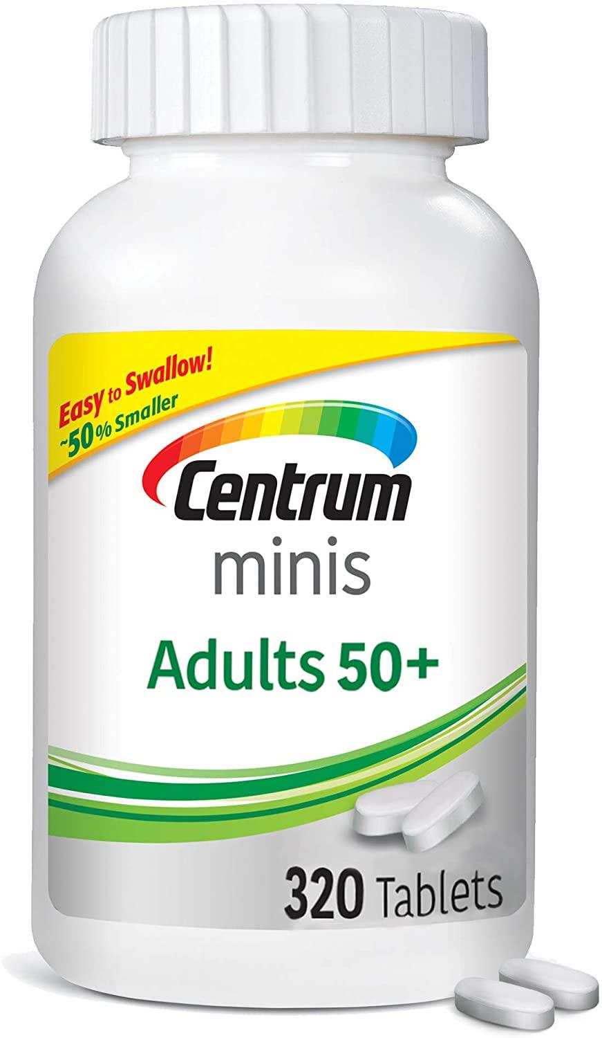 Centrum Minis - Multivitamina para Adultos acima de 50 anos(320 Mini-Caps) - NutriVita