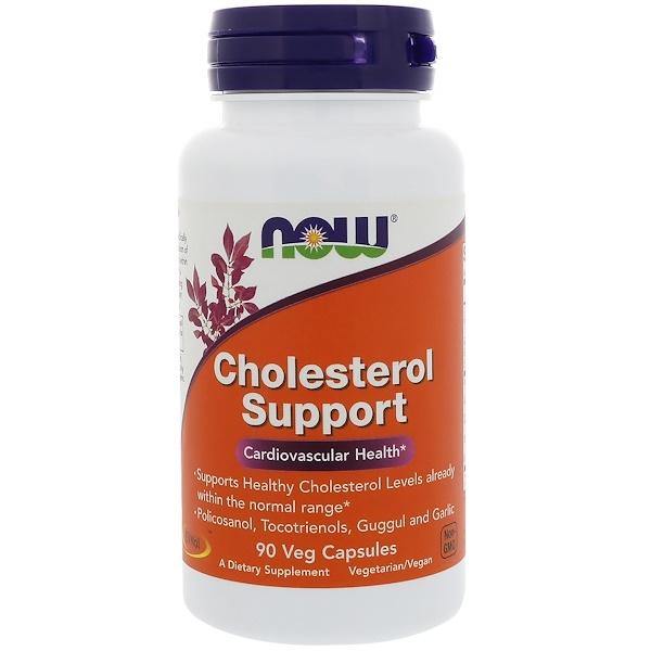 NOW Foods Cholesterol Suporte 90 Veg Caps - NutriVita
