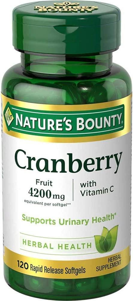 Nature's Bounty - Cranberry Fruit com Vitamina C 4200 mg 120 Caps - NutriVita