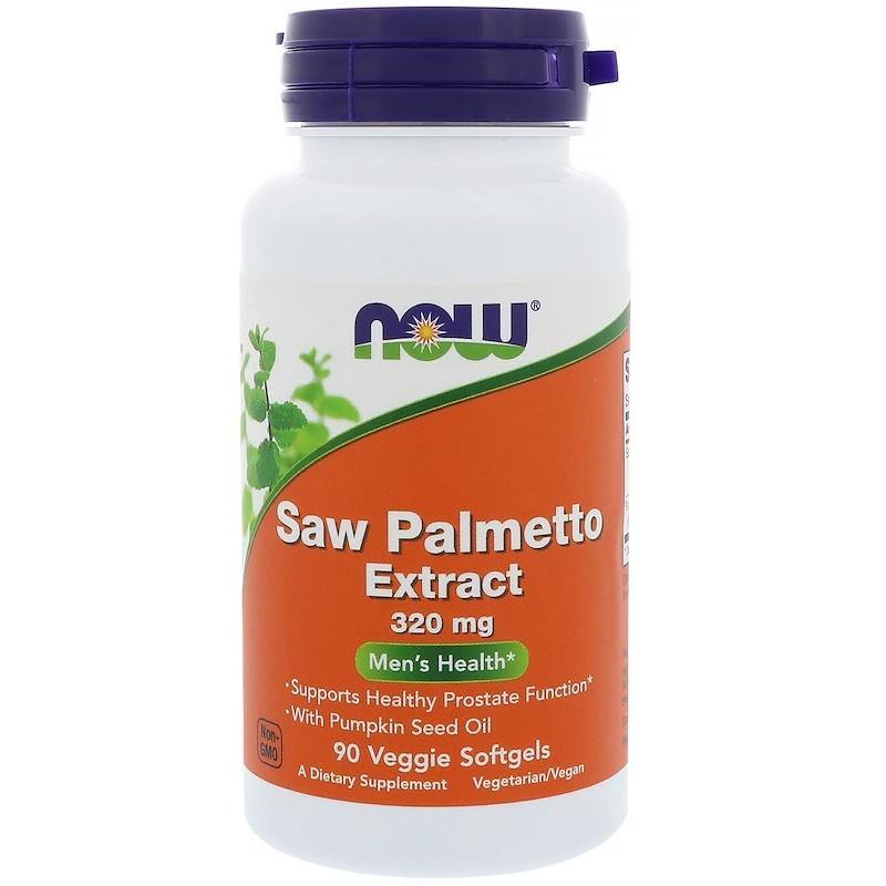 NOW Saw Palmetto 320mg, 90 Veg Softgels - NutriVita