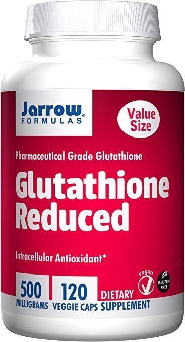 Jarrow Formulas Reduced Glutathione (Glutationa) 500 mg, 120 Veggie Caps - NutriVita