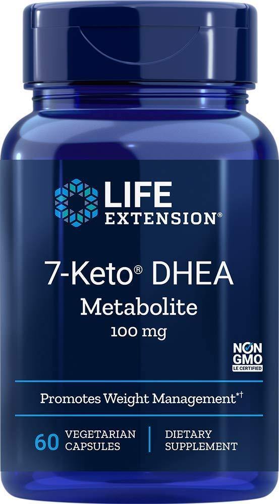 Life Extension 7-Keto DHEA Metabolite 100 mg, 60 VegCaps - NutriVita