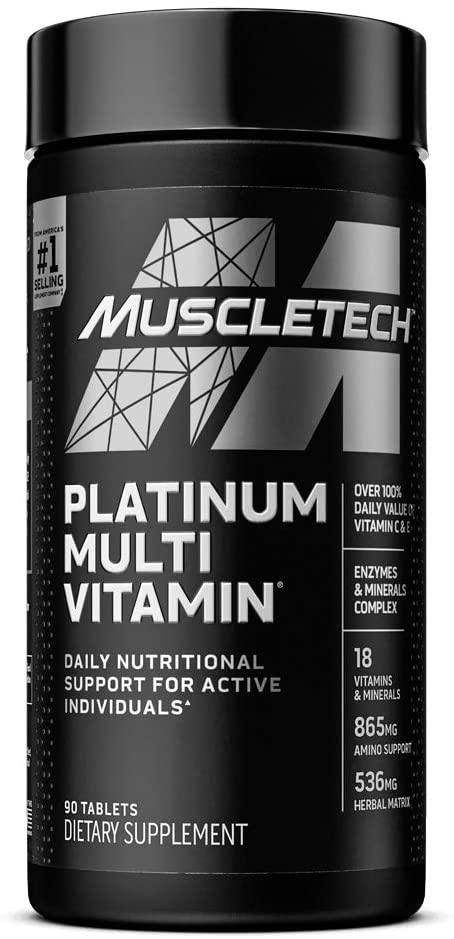 MuscleTech Platinum Multivitamina 90 Tablets - NutriVita