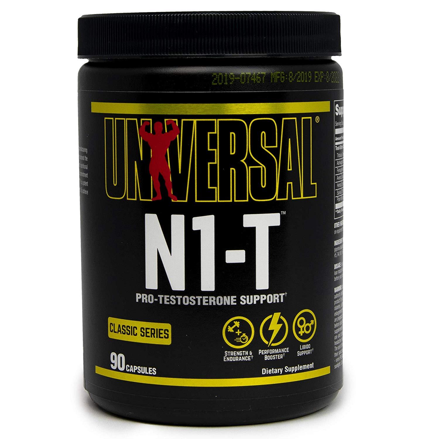 Universal Nutrition - N1-T Natural Suplemento de Testosterona - 180 Capsulas - NutriVita