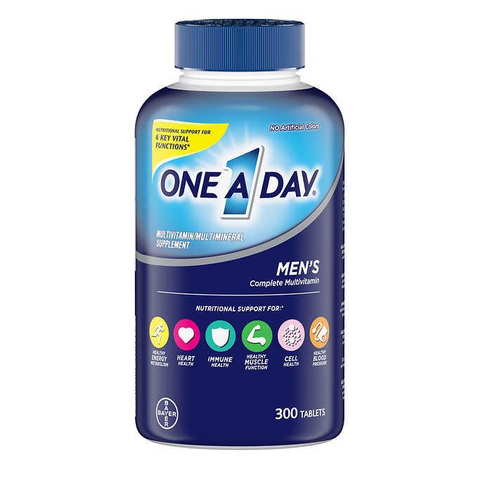 One A Day - Formula para homens abaixo de 50 anos, 300 Caps (Multivitamina para Homens)