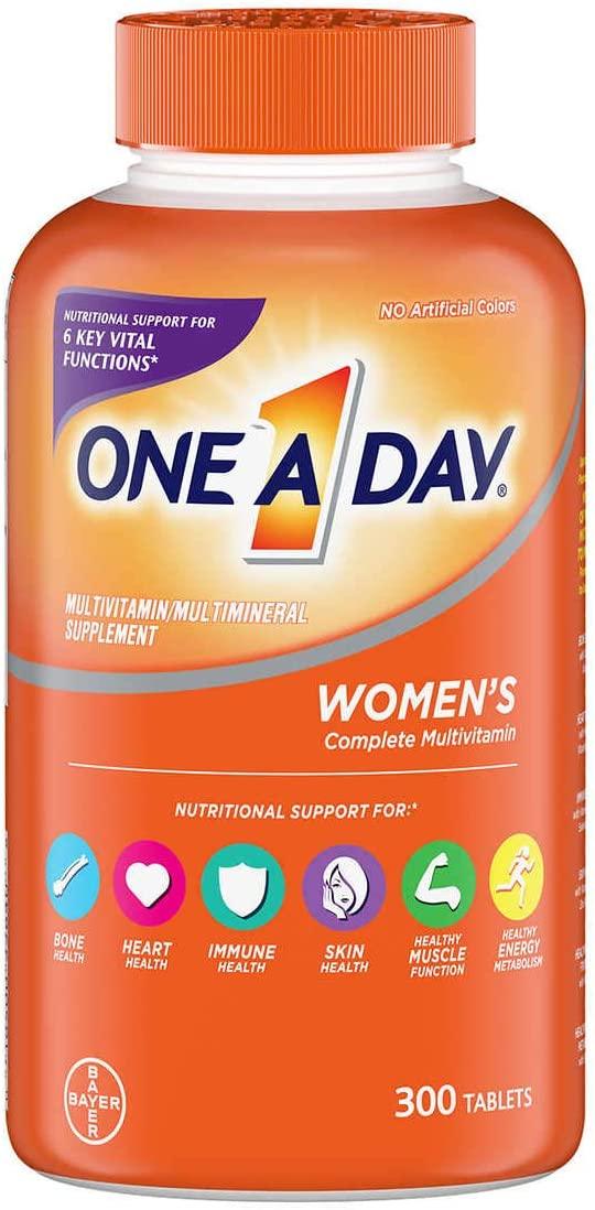 One A Day - Multivitamina para Mulheres com menos de 50 anos, 300 Caps