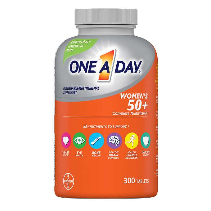 One A Day - Multivitamina para Mulheres acima de 50 anos, 300 Caps - NutriVita