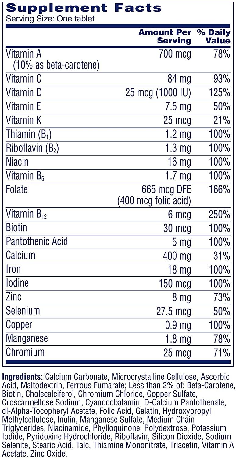 One A Day - Women's Multivitamin 100 Caps (Multivitamina para Mulheres)