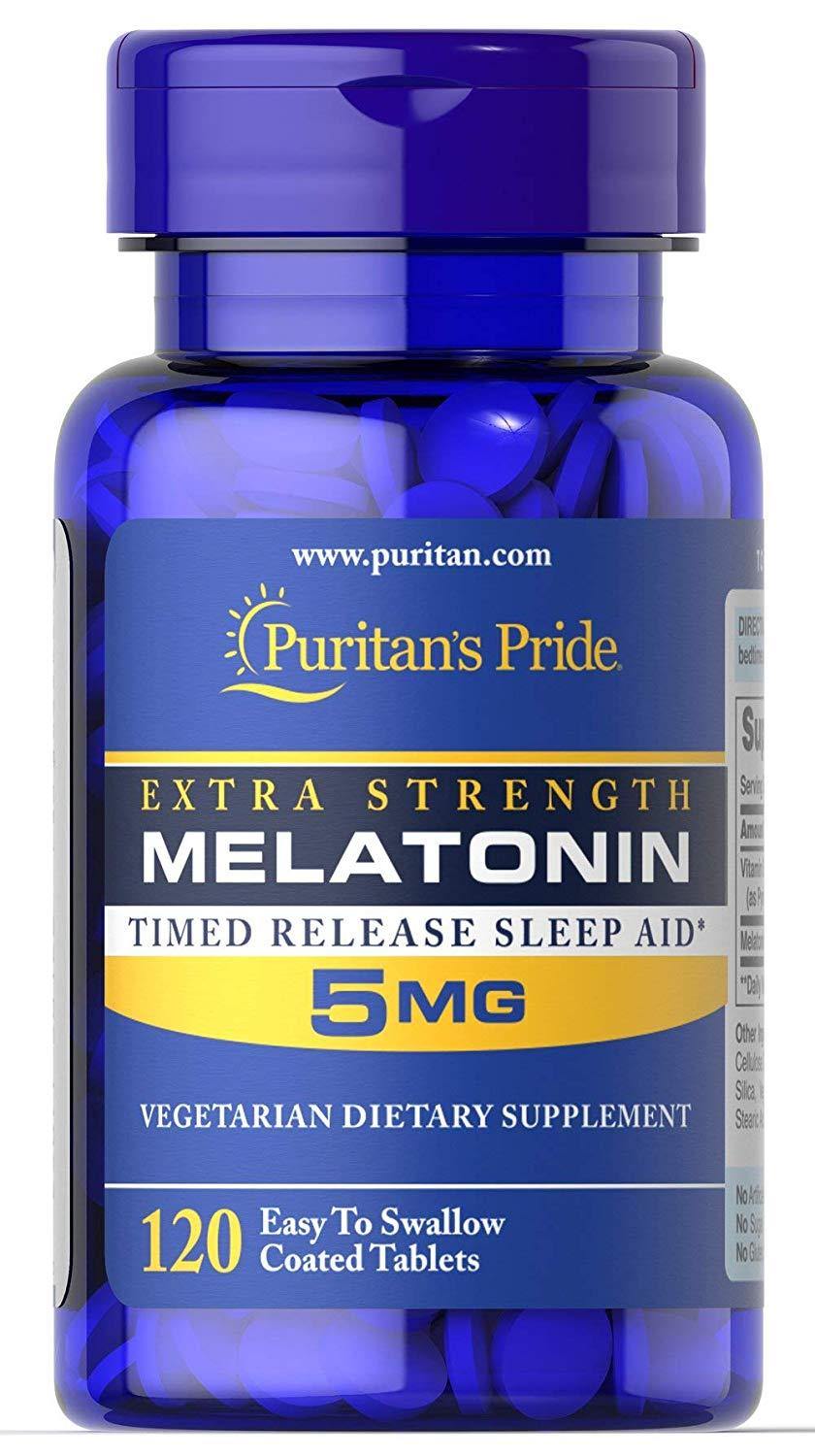 Puritans Pride Melatonina 5mg 120 Caps - NutriVita