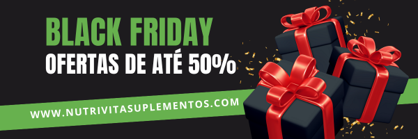 Ofertas de até 50% de desconto, black friday nutrivita suplementos 2025