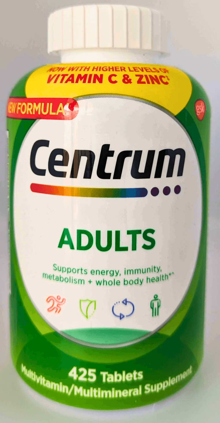 Centrum Adultos Multivitamina, 425 Tablets - NutriVita