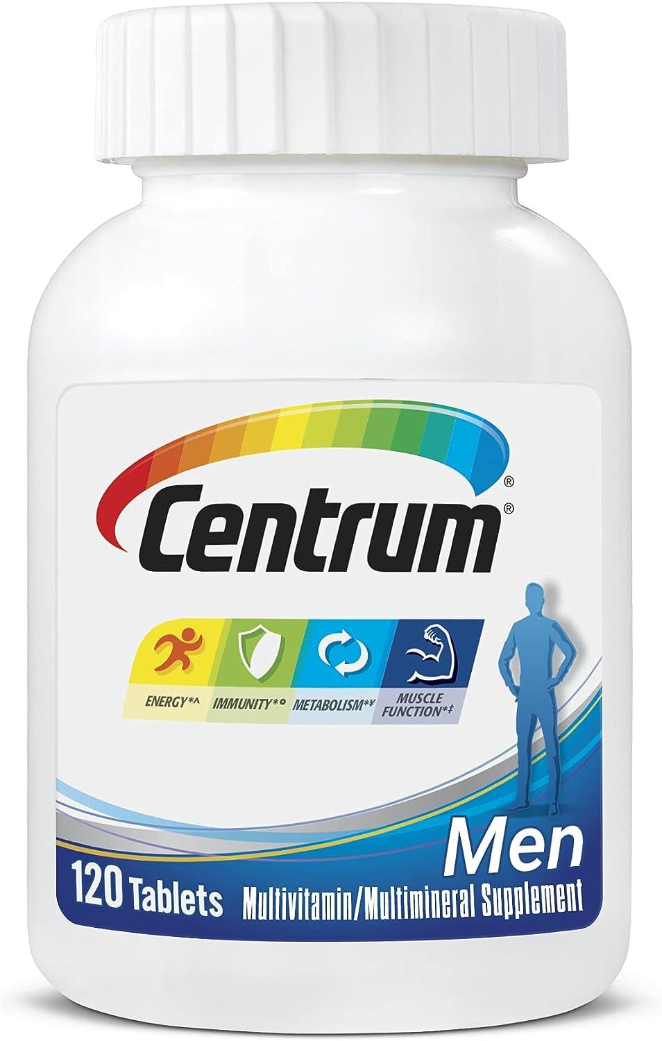 Centrum - Multivitaminico para Homens com menos de 50 - 120 Caps - NutriVita