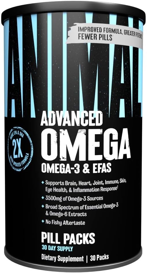 Universal Nutrition - Animal Omega 3 Avançado - 30 Pack(s)