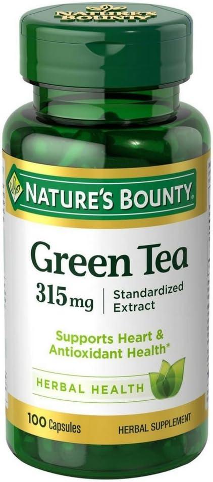 Nature's Bounty Green Tea (Extrato de Chá Verde) 315mg, 100 Capsulas