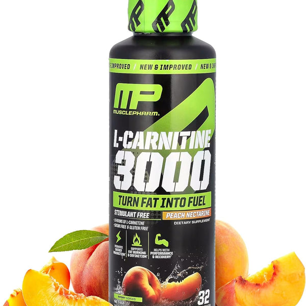 Muscle Pharm L-Carnitina 3000 Suplemento Líquido 32 Doses