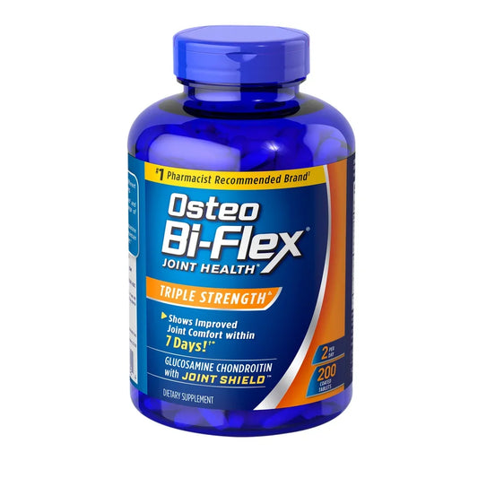  Frasco de Osteo Bi-Flex Triple Strength glucosamina condroitina MSM com 200 comprimidos.