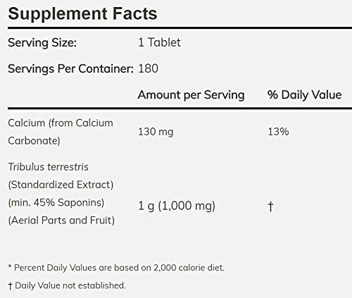 Now Sports - Tribulus 1000mg 180 Tablets