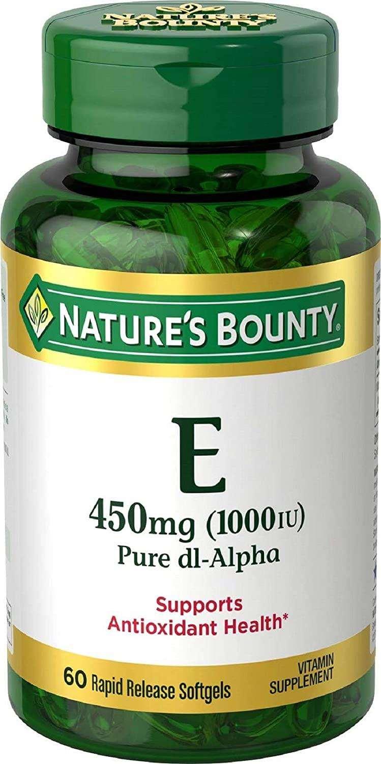 Nature's Bounty - Vitamina E-400 UI 100 Caps - NutriVita