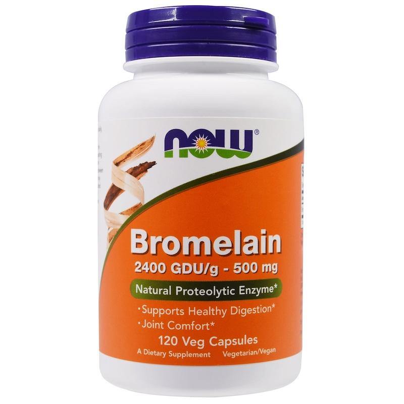 Now Foods Bromelina 500 mg 120 Veg Capsulas - NutriVita