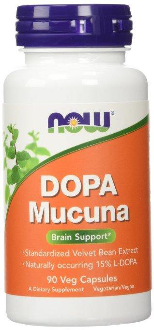 NOW Foods Dopa Mucuna 15% L-Dopa, 90 Vcaps - NutriVita
